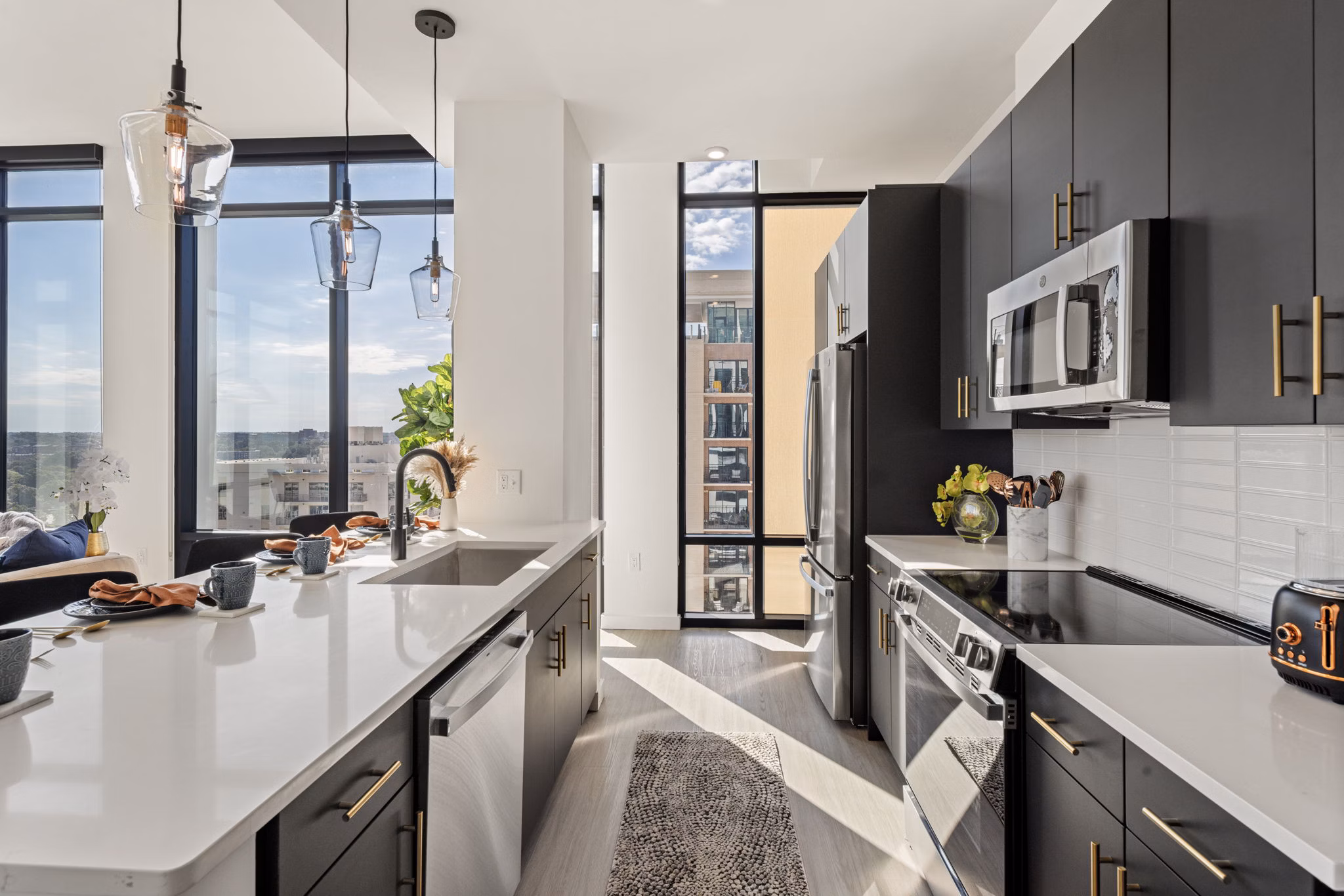 kitchen at Overlook at Radius Dilworth Apartments