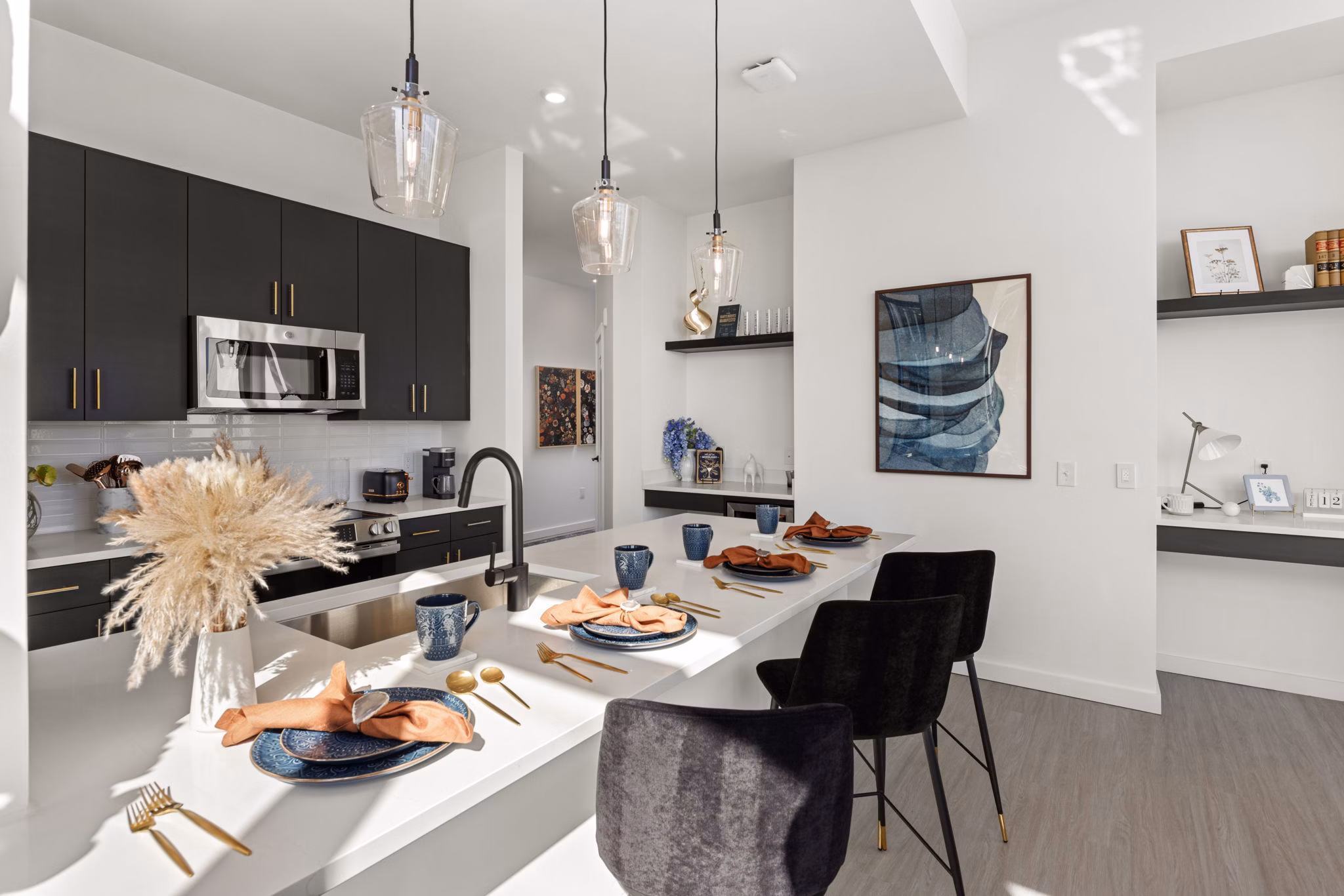 kitchen at Overlook at Radius Dilworth Apartments