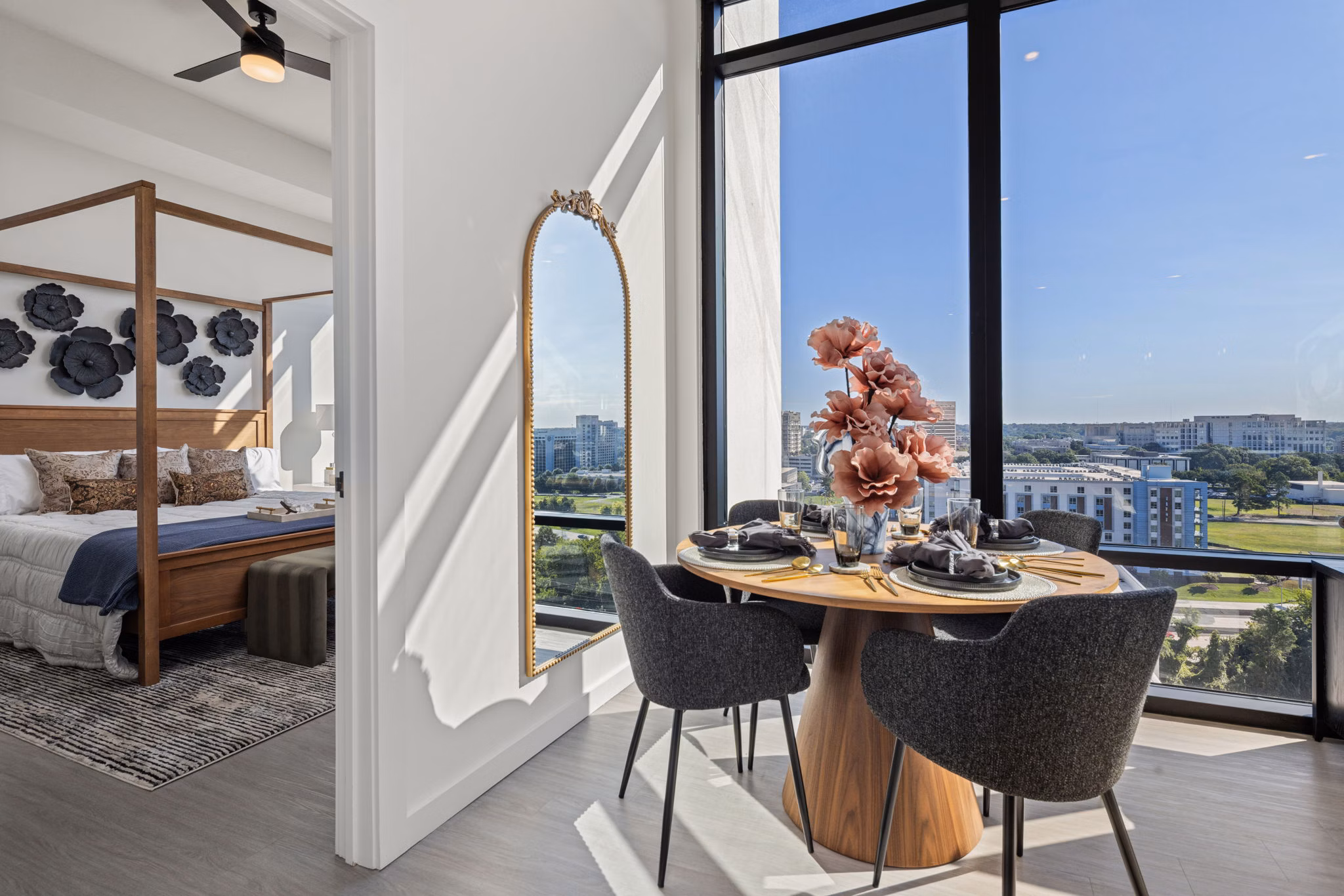 living room at Overlook at Radius Dilworth Apartments