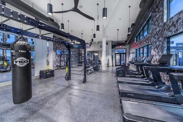 fitness center at Birchway Tropicana Apartments