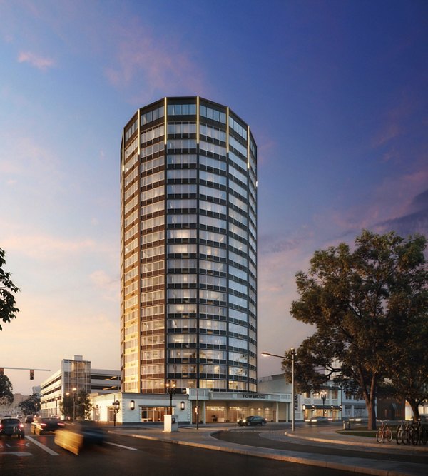 rendering at Tower701 Apartments