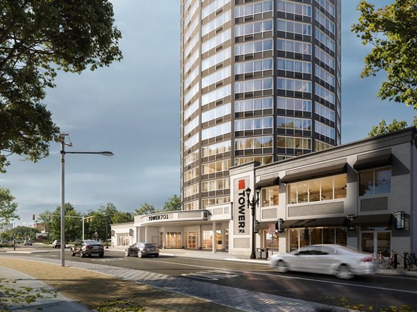 rendering at Tower701 Apartments