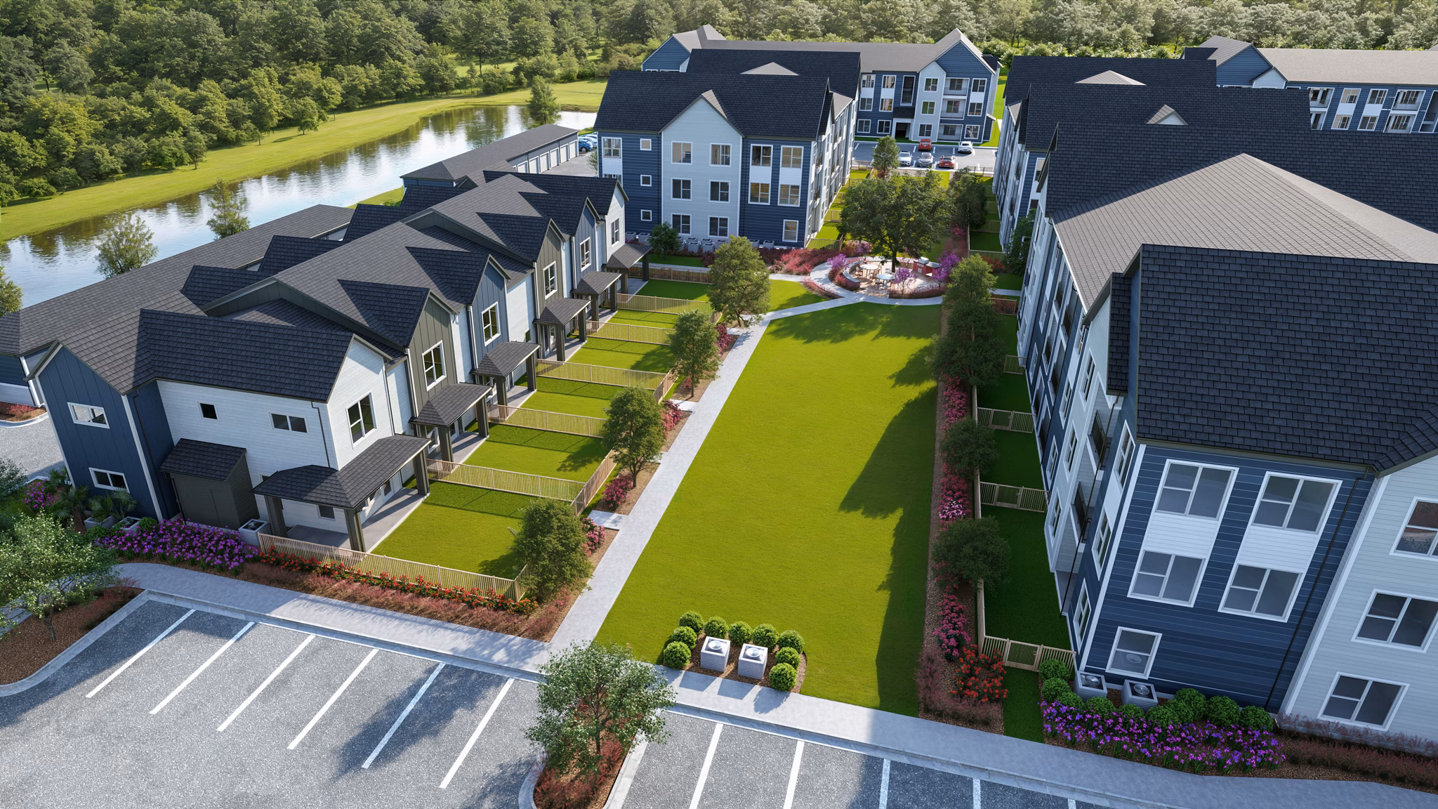 rendering at Marlowe Summerville Apartments