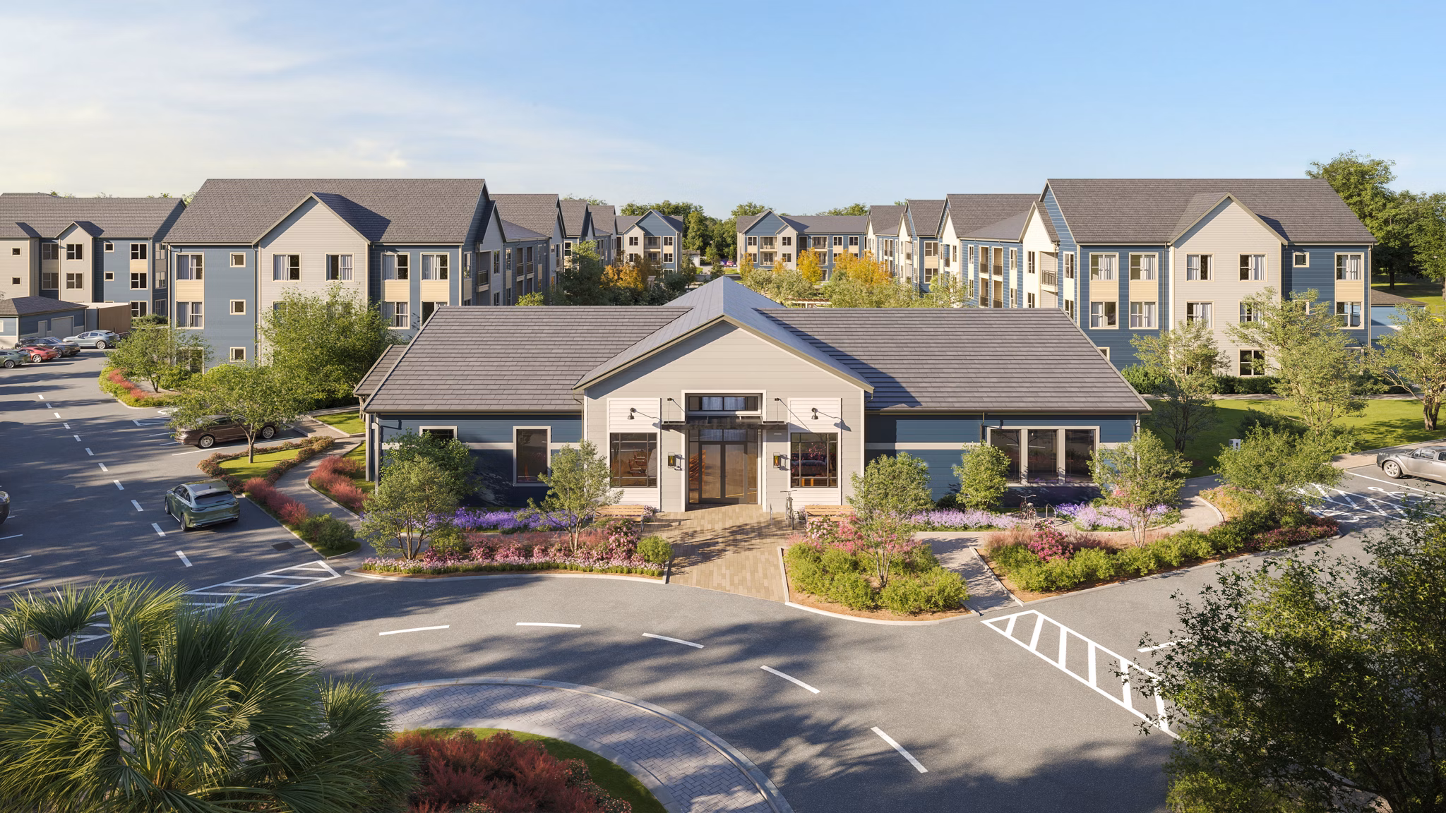 rendering at Marlowe Summerville Apartments