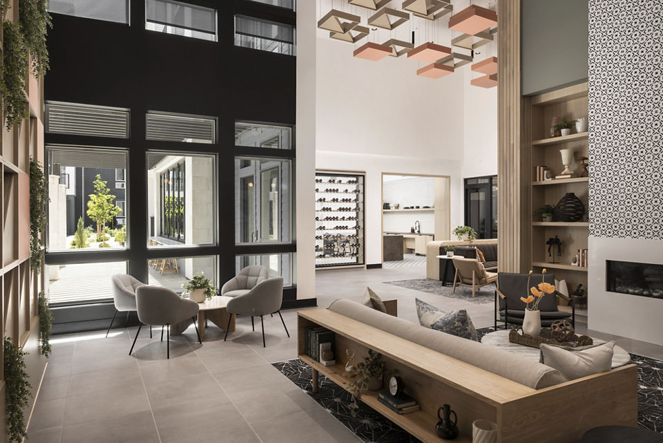 clubhouse at RYE Central Park Apartments