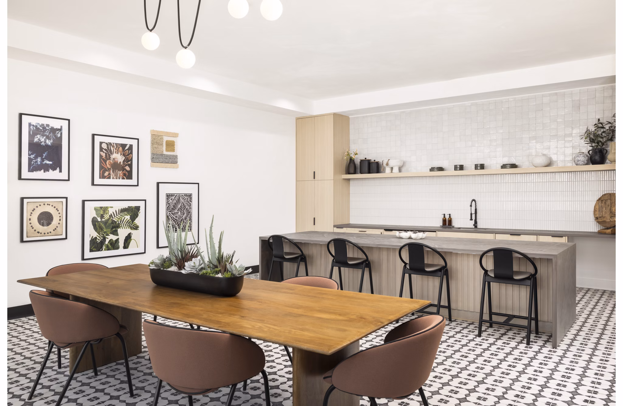 clubhouse at RYE Central Park Apartments
