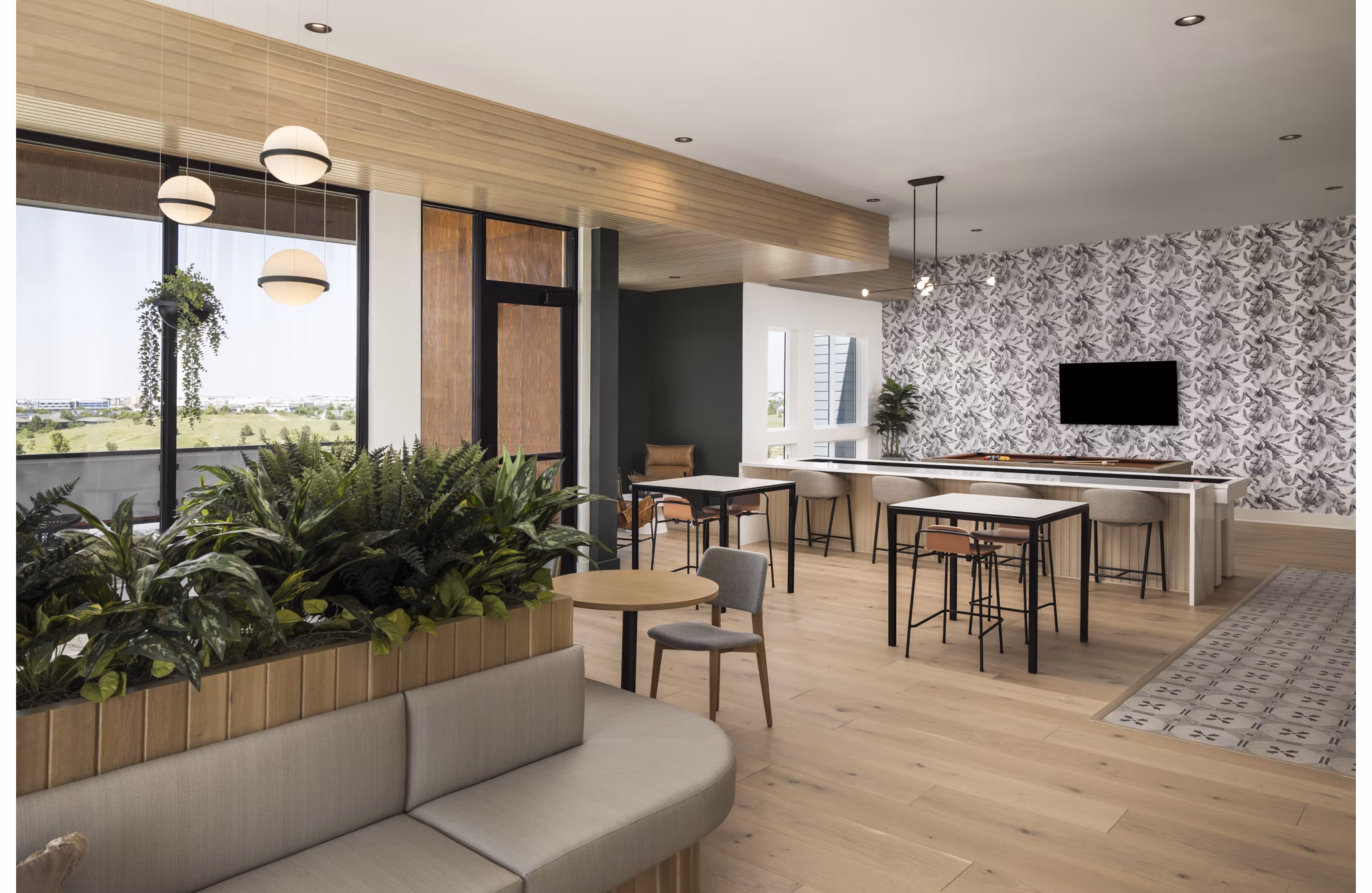 clubhouse at RYE Central Park Apartments