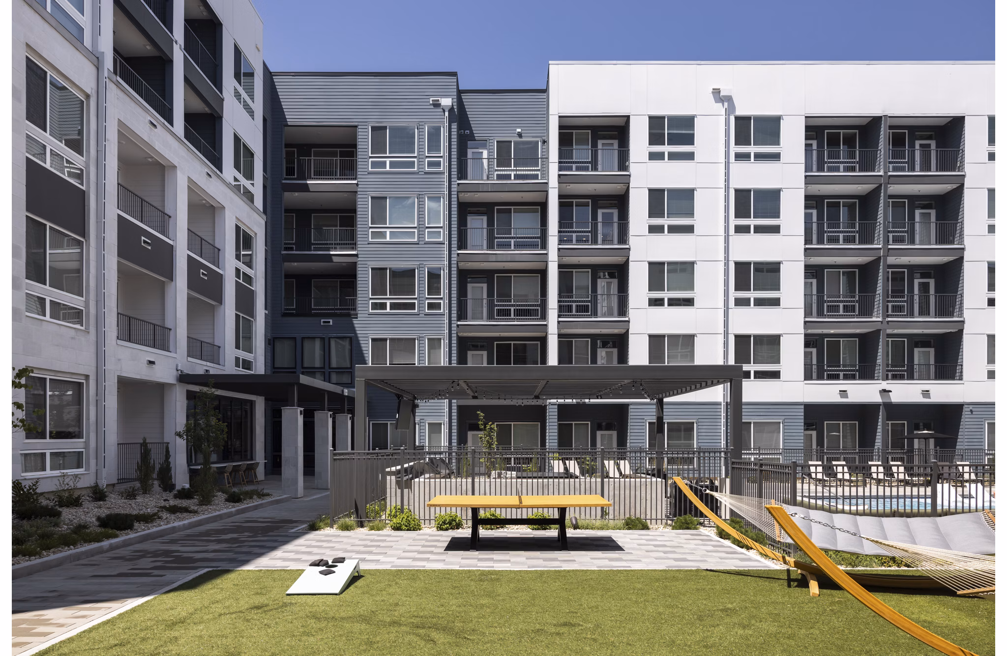 patio at RYE Central Park Apartments