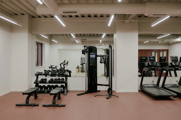 fitness center at Ray Philly Apartments 