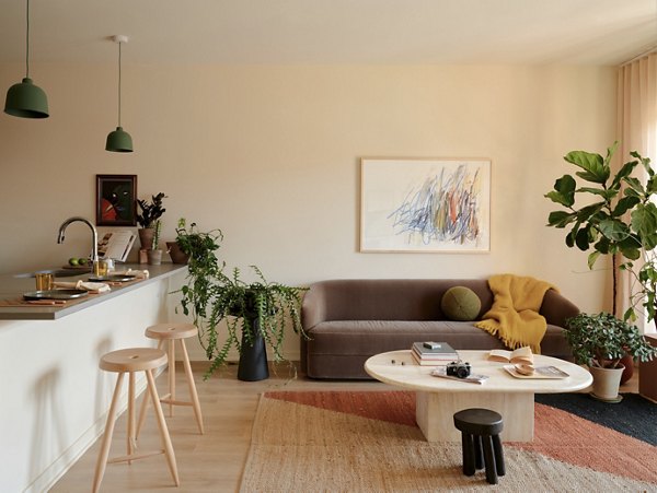 living room at Ray Philly Apartments 