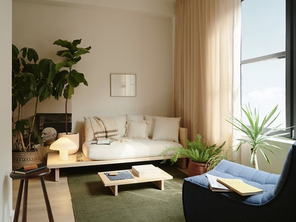 living room at Ray Philly Apartments 