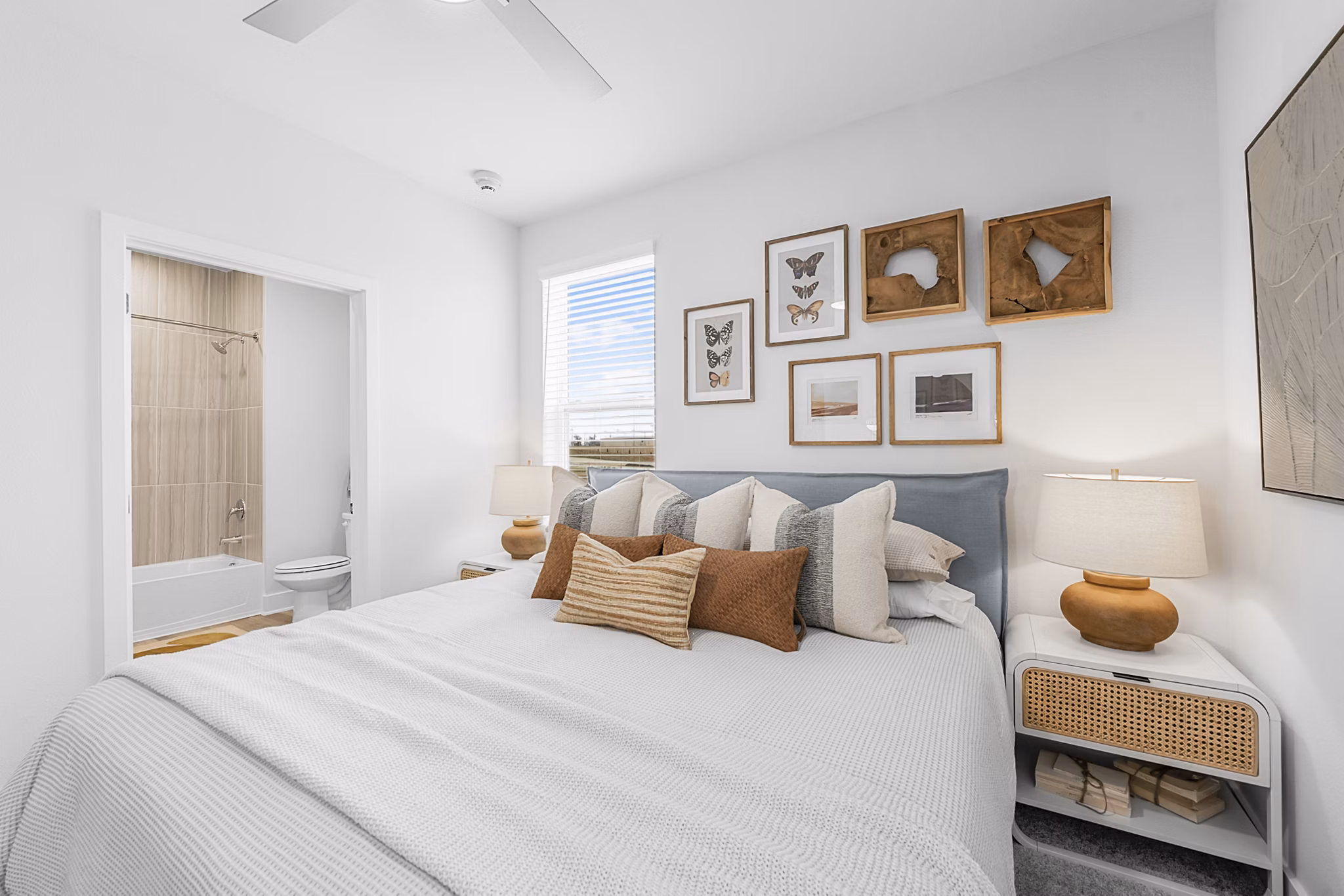 bedroom at Alta Westinghouse Townhomes Apartments