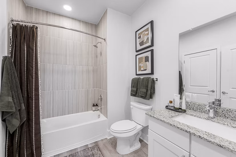 bathroom at Alta Westinghouse Townhomes Apartments
