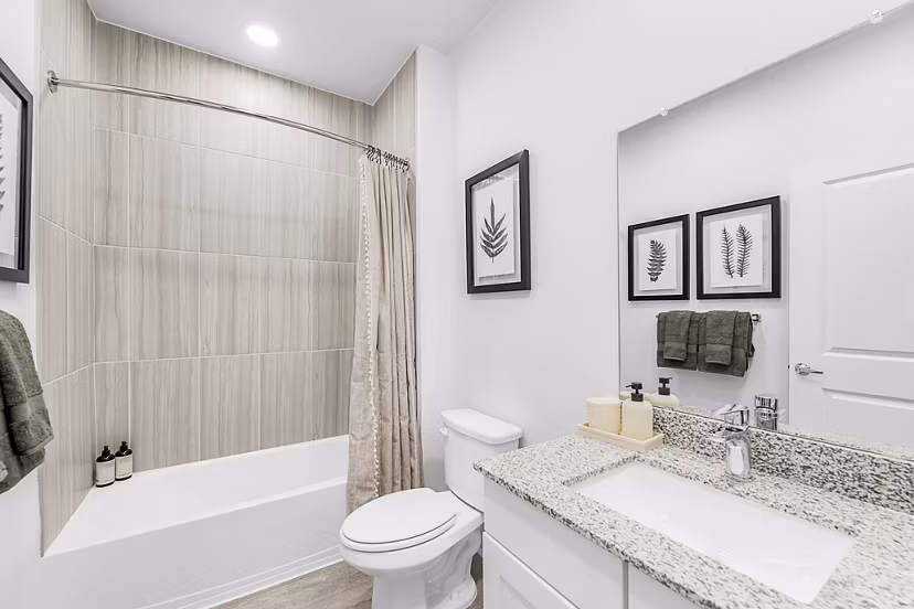 bathroom at Alta Westinghouse Townhomes Apartments