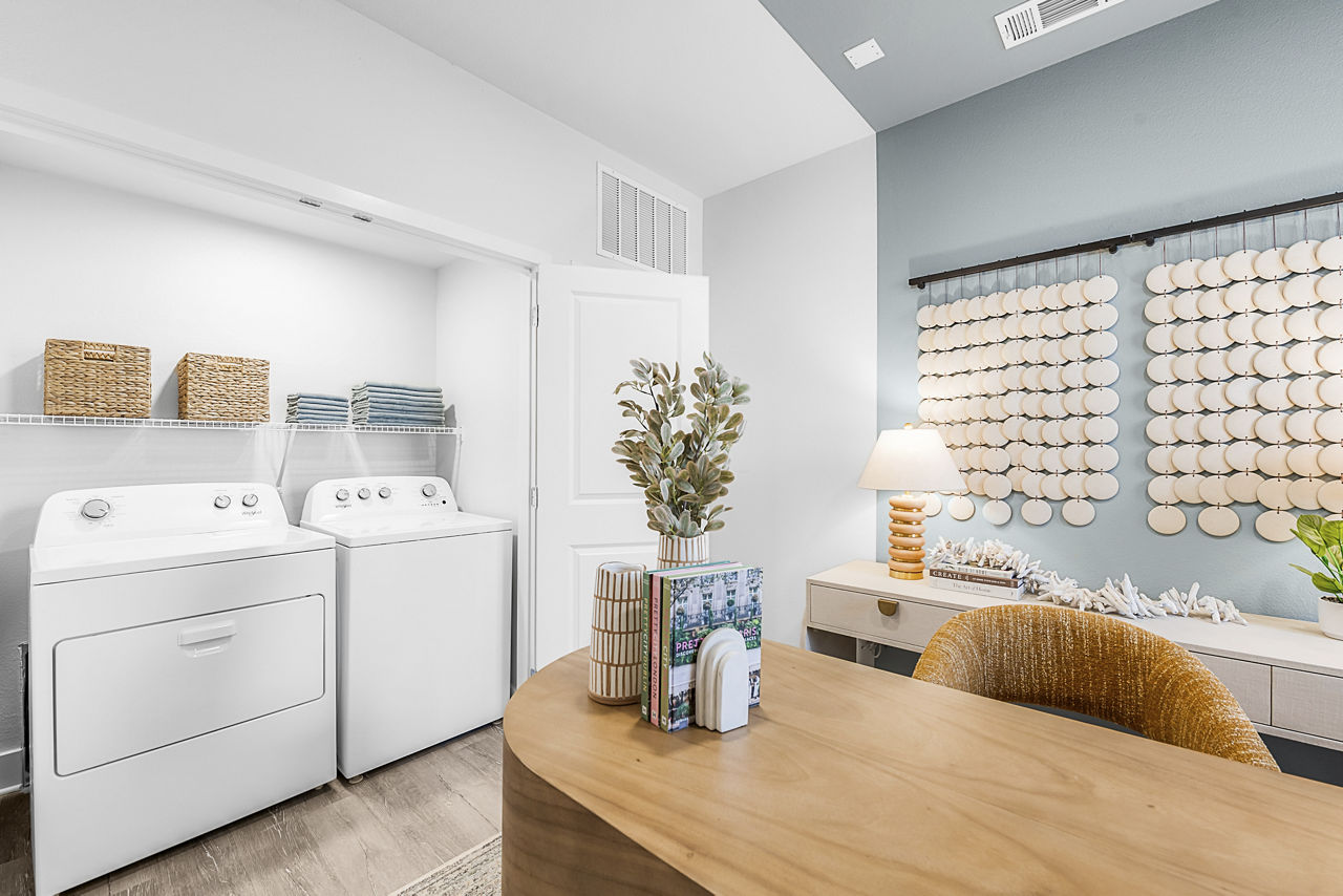 Laundry room at Alta Westinghouse Townhomes