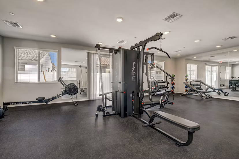 fitness center at Villas Goodyear Apartments 