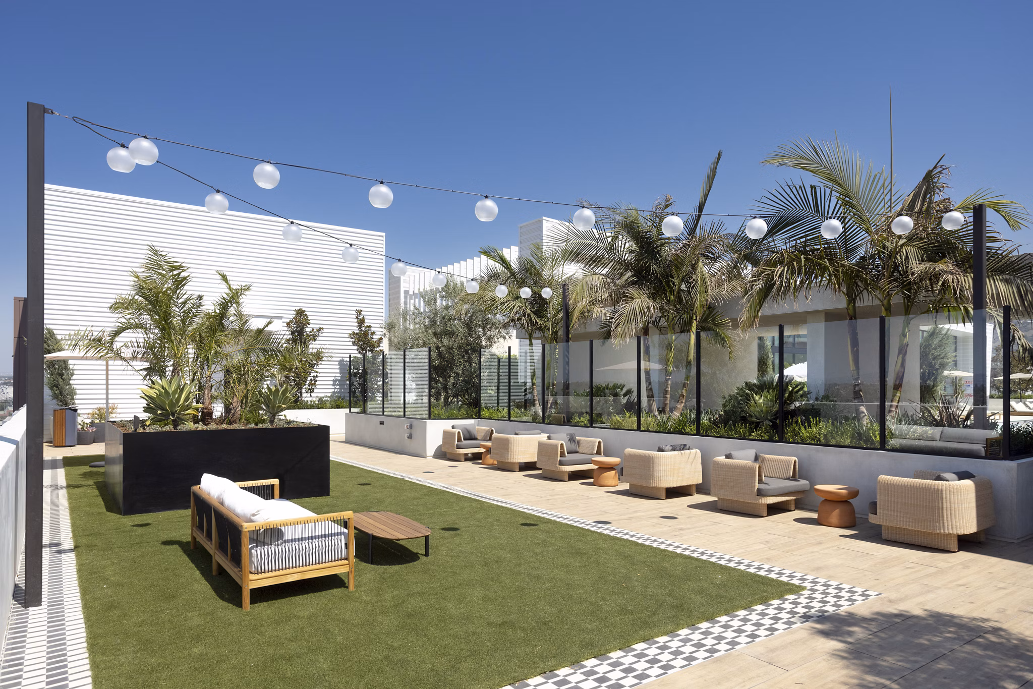 recreational area at Intro Apartments