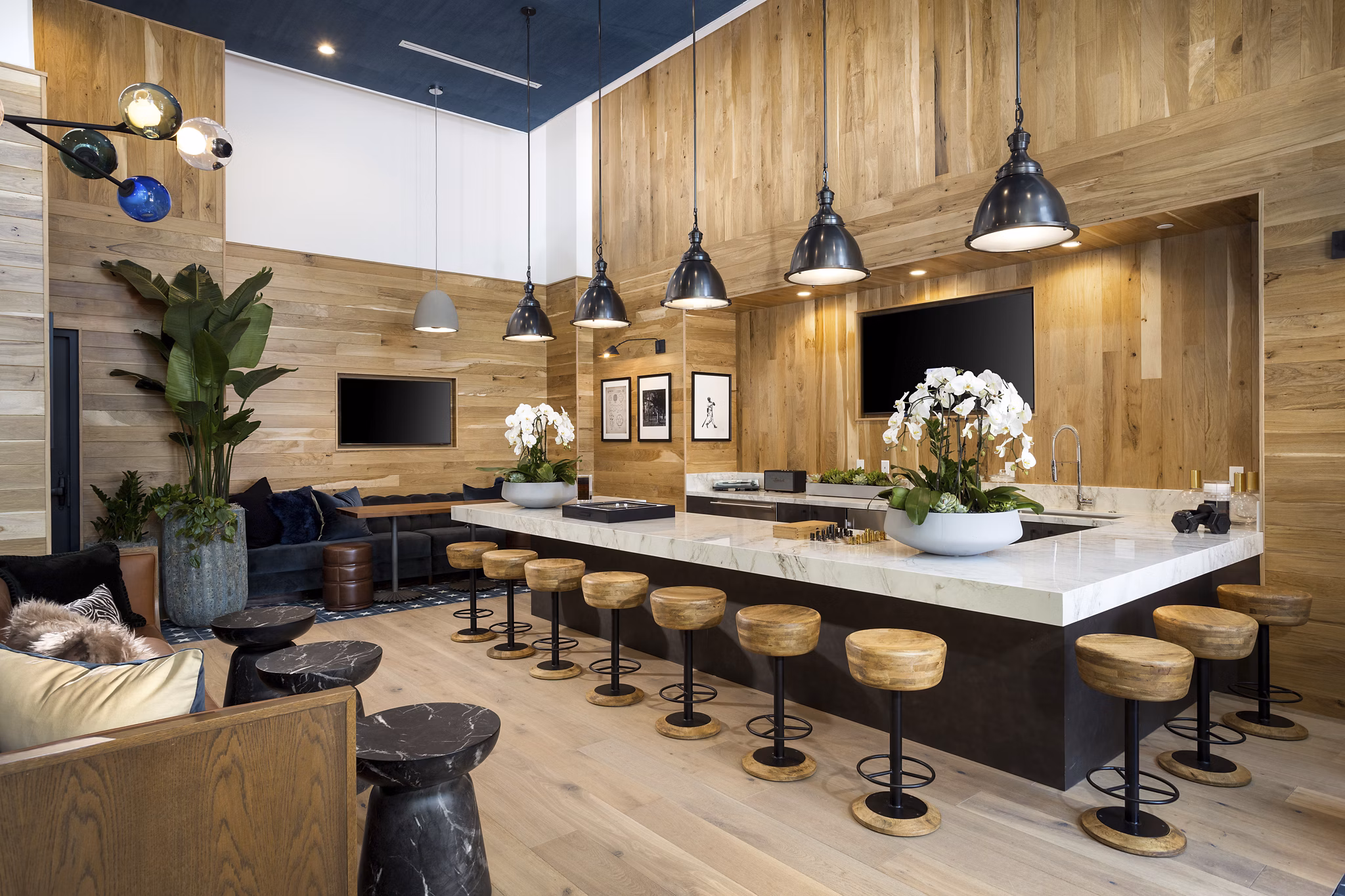 clubhouse at Alexan NoHo West Apartments