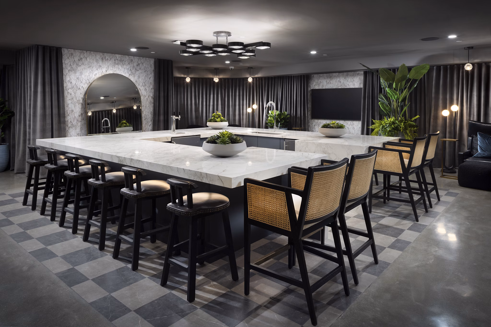 clubhouse at Alexan NoHo West Apartments