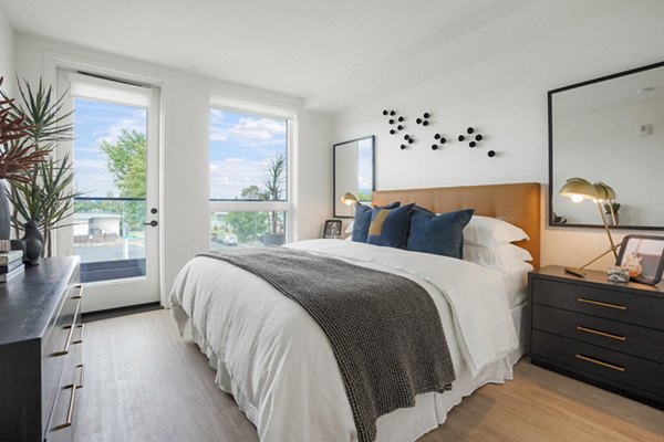 bedroom at Maxwell at Bascom Apartments