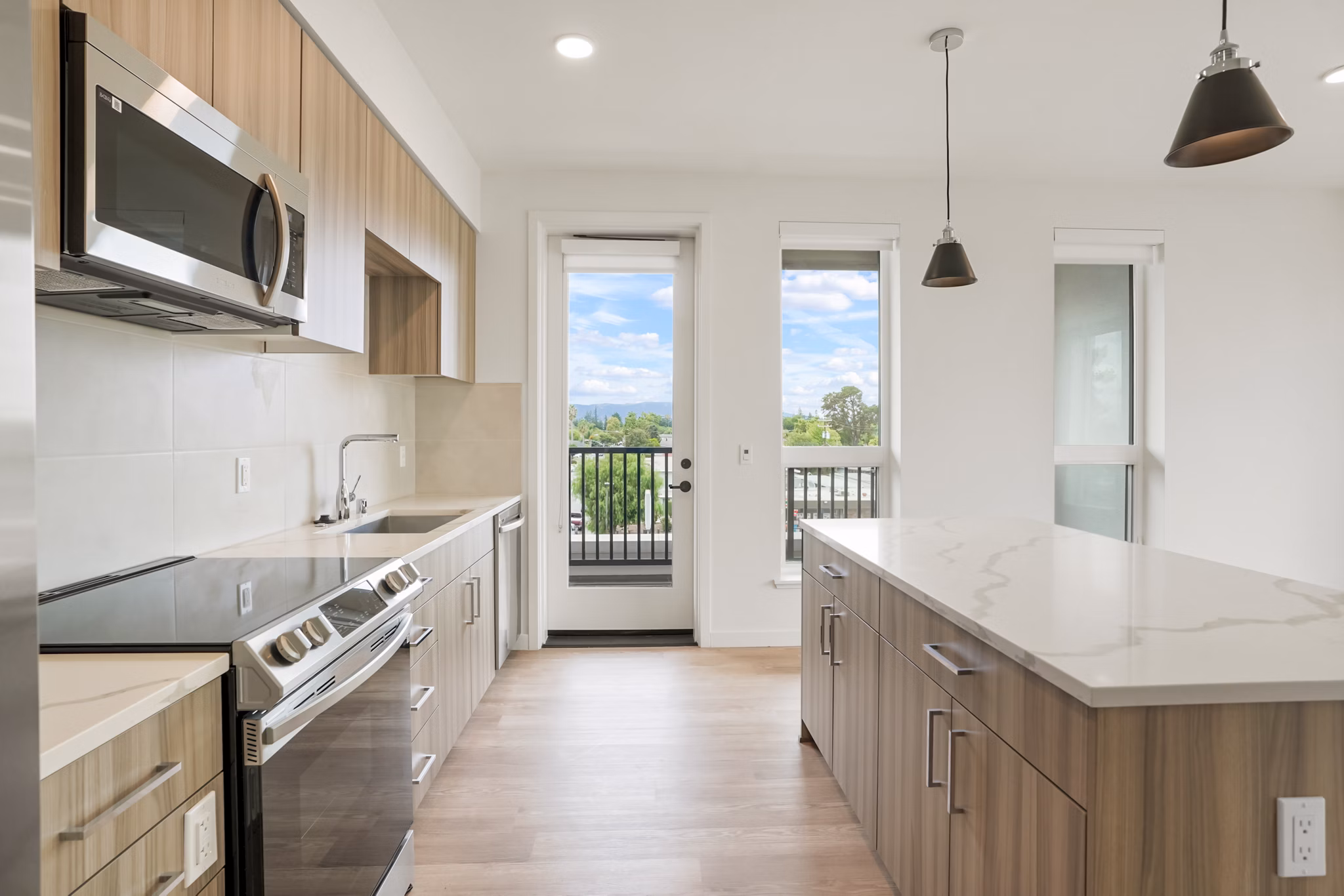 kitchen at Maxwell at Bascom Apartments