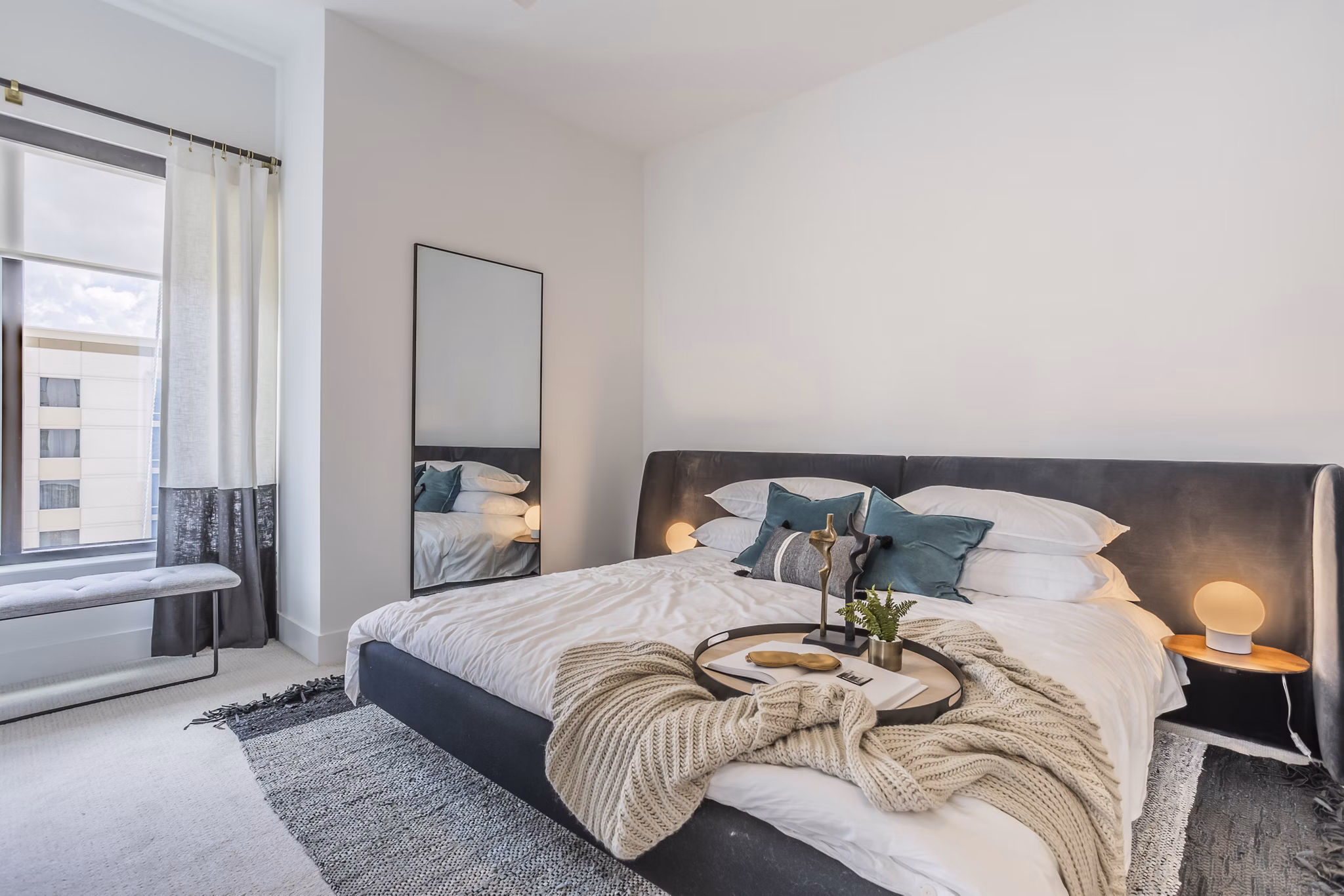 bedroom at Parkside Residences Apartments