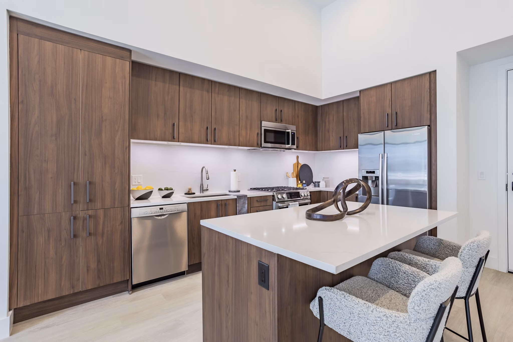 kitchen at Parkside Residences Apartments