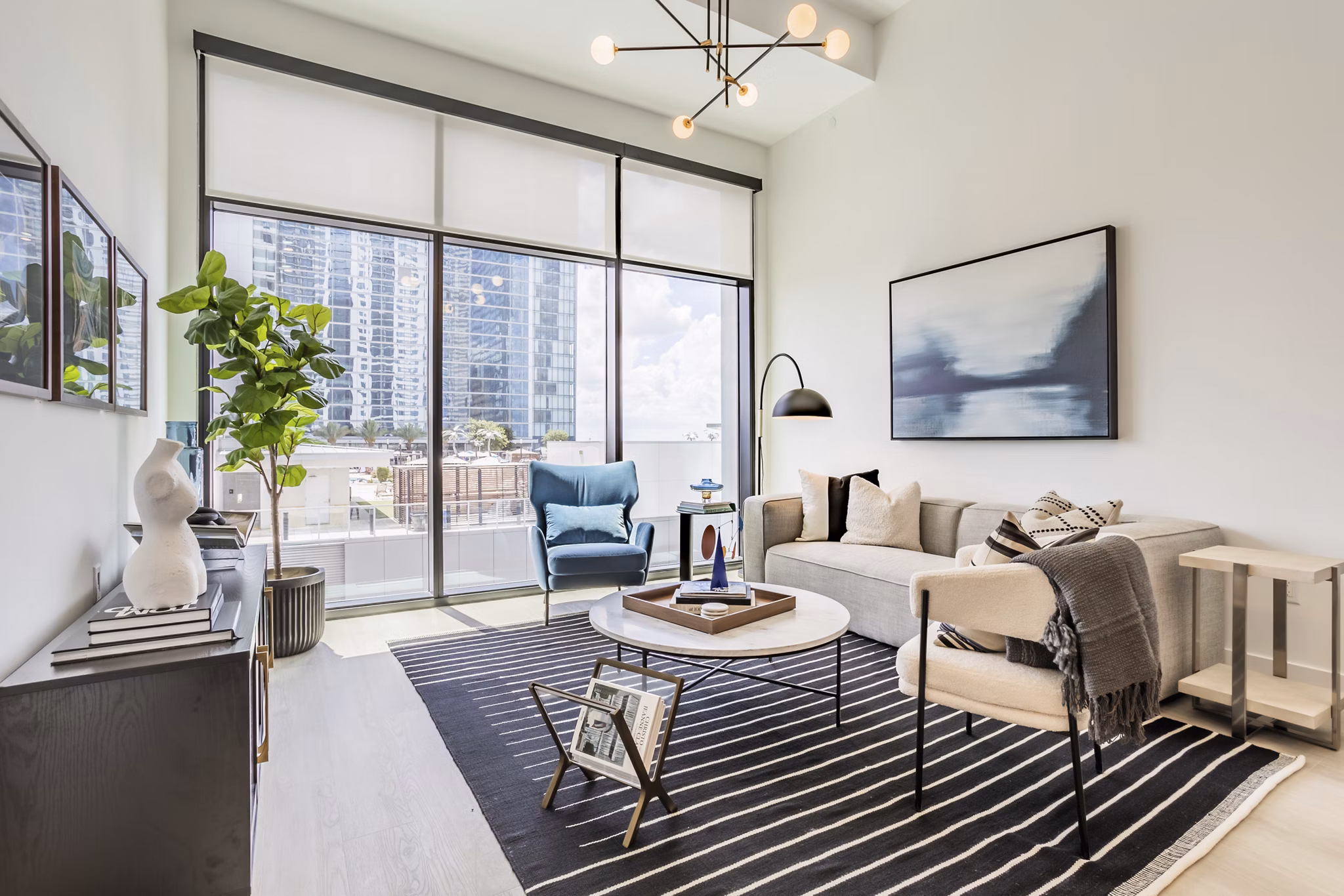 living room at Parkside Residences Apartments
