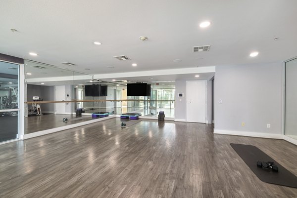 fitness center at St. Tropez Apartments Apartments