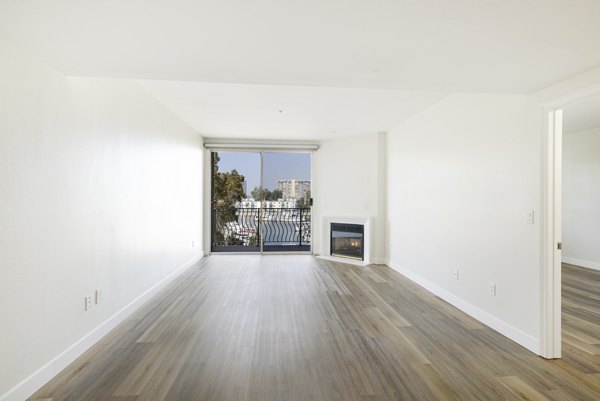 living room at St. Tropez Apartments