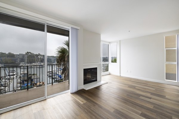 living room at St. Tropez Apartments Apartments