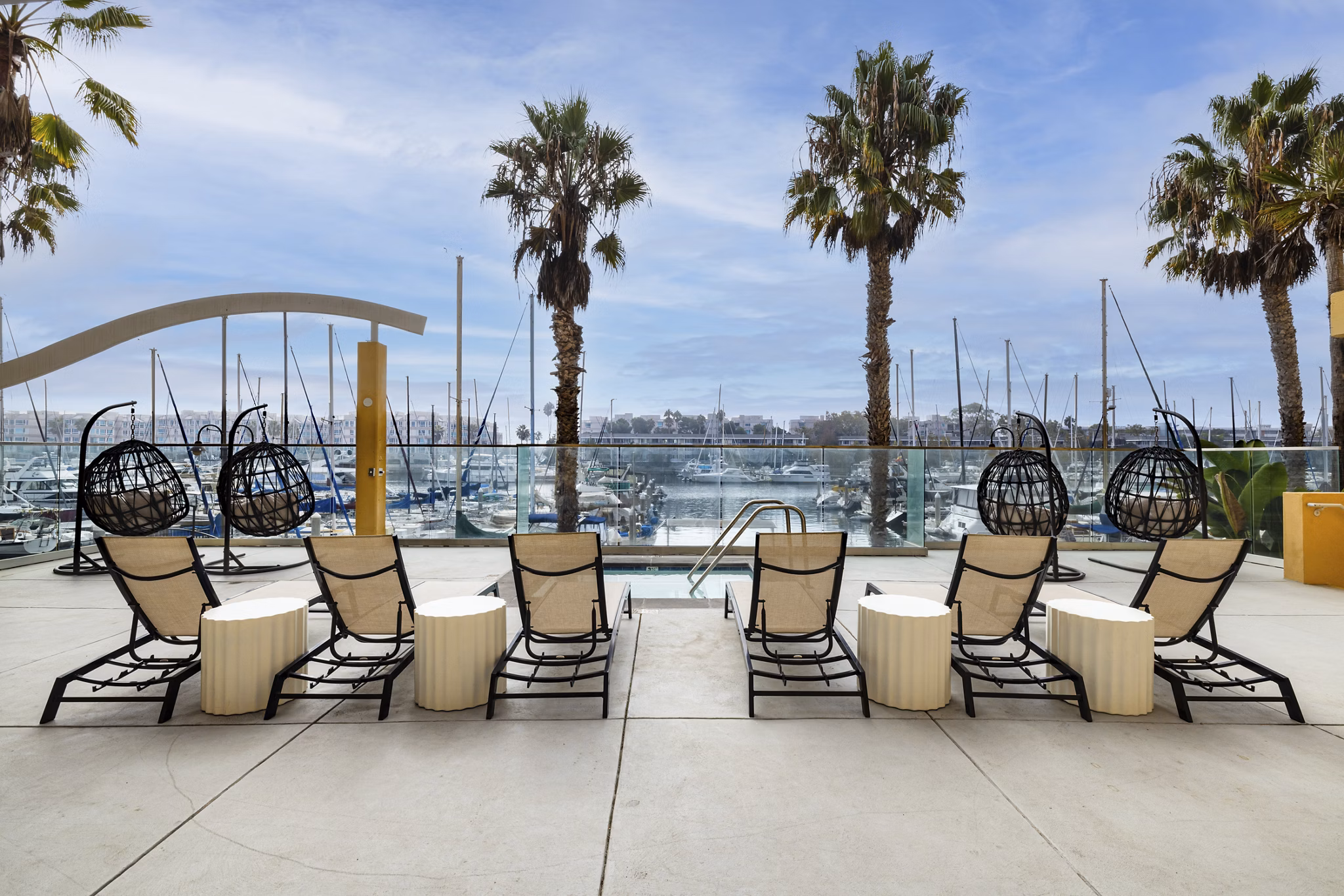 pool at St. Tropez Apartments