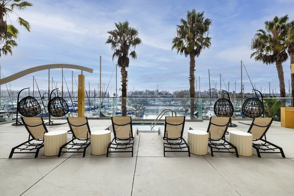 pool at St. Tropez Apartments