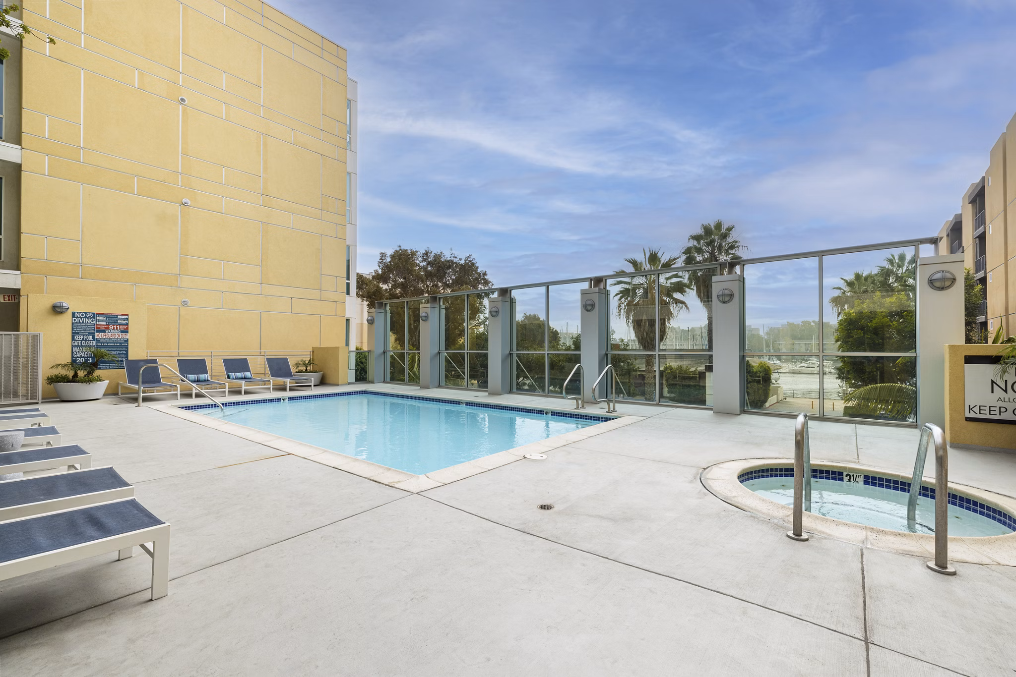 pool at St. Tropez Apartments Apartments