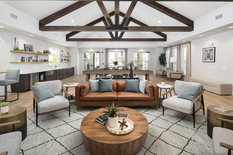 clubhouse at Render Stockbridge Apartments 