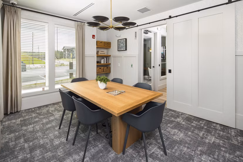 clubhouse at Render Stockbridge Apartments 