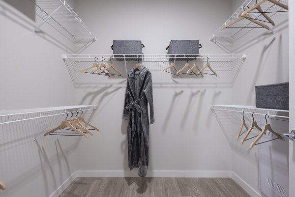 closet at Prose Canopy Apartments