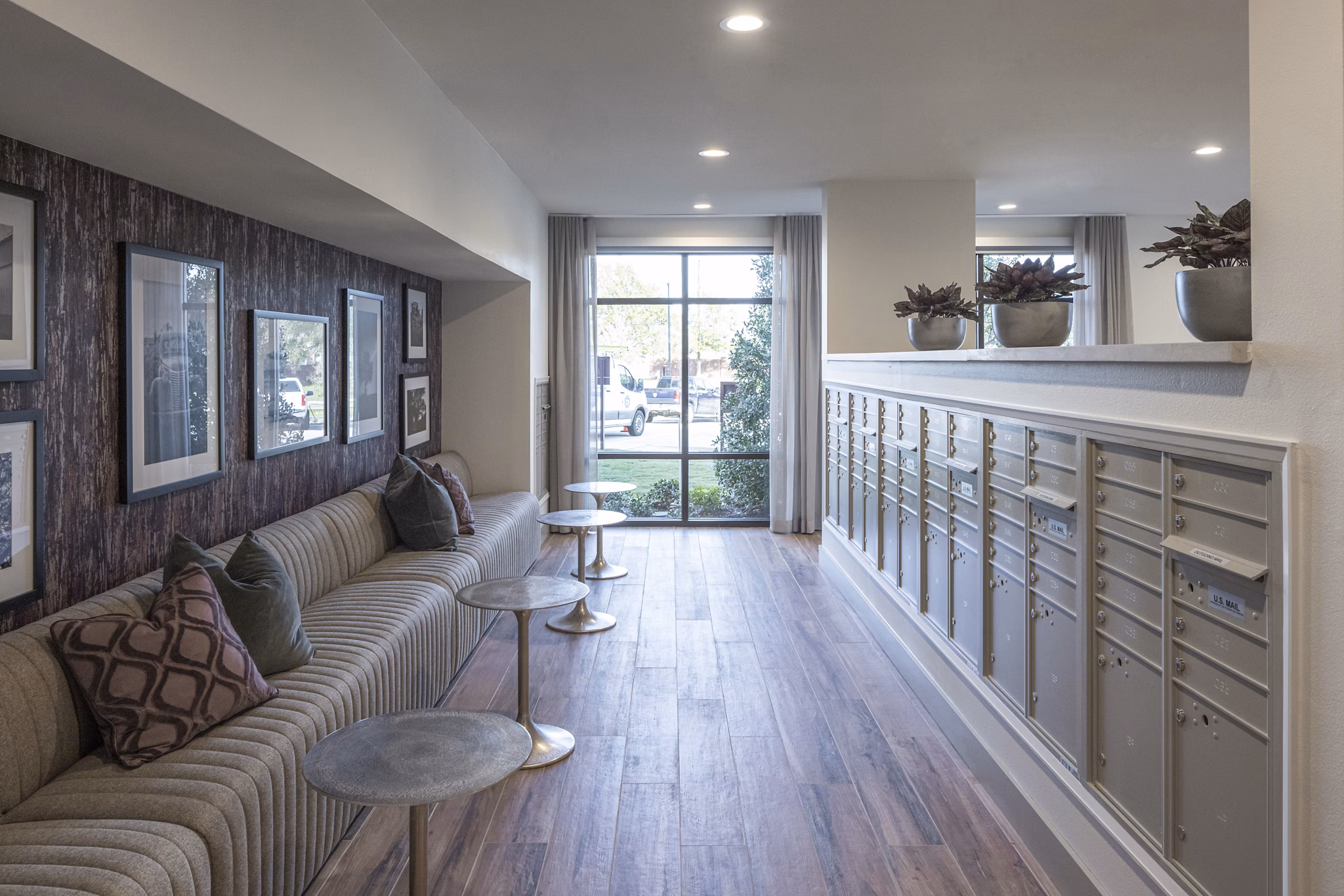 mail room at Prose Canopy Apartments