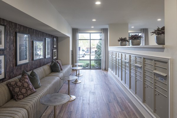 mail room at Prose Canopy Apartments