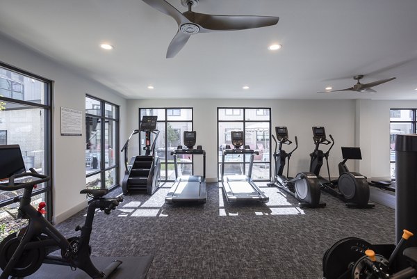 fitness center at Prose Canopy Apartments
