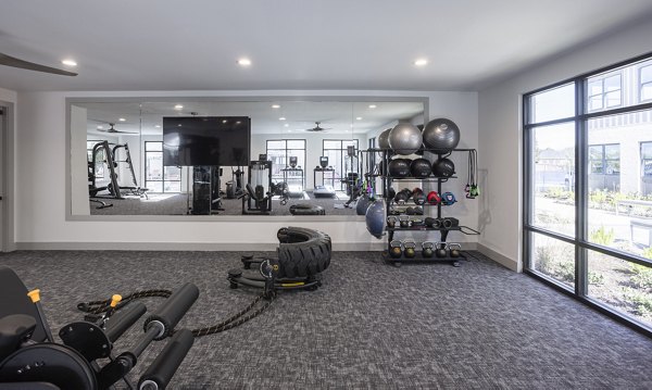 fitness center at Prose Canopy Apartments