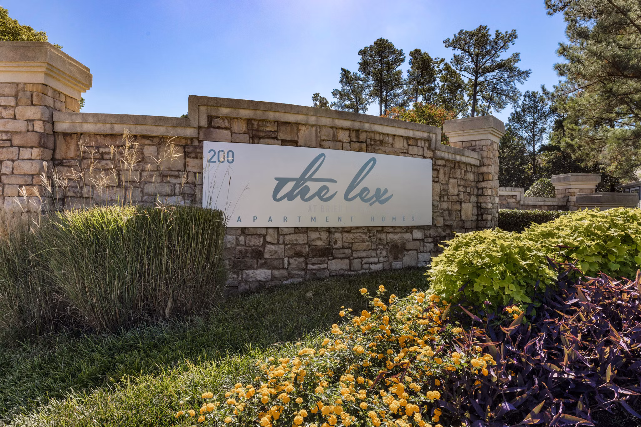 exterior at The Lex at Brier Creek Apartments 
