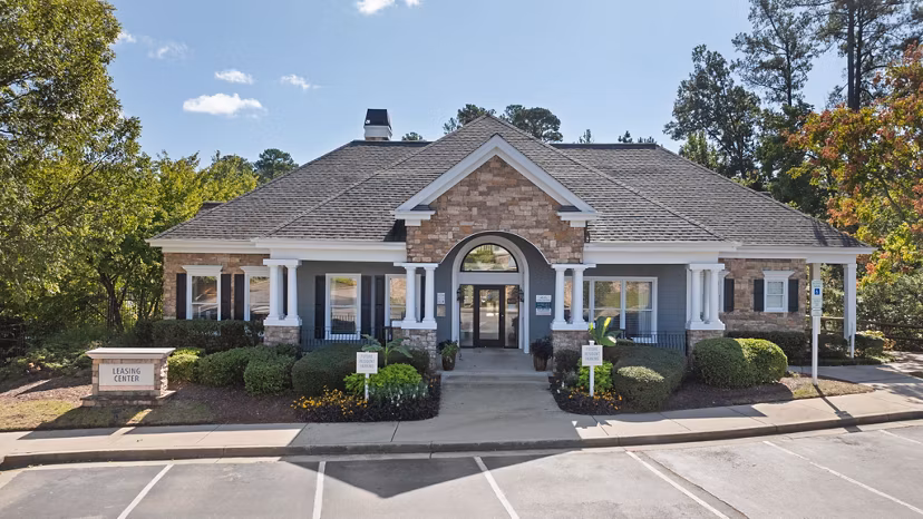 building at The Lex at Brier Creek Apartments