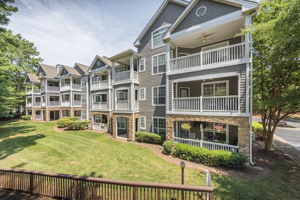 building at The Lex at Brier Creek Apartments