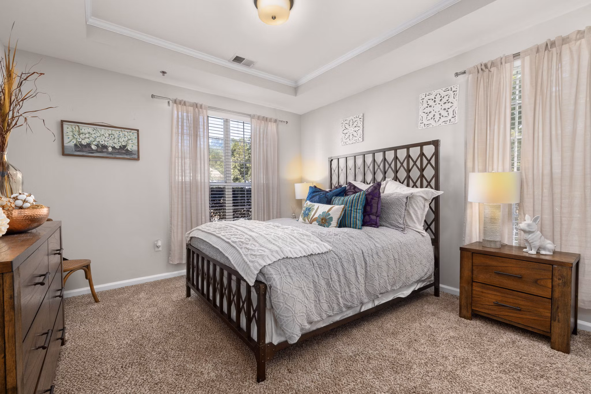 bedroom at The Lex at Brier Creek Apartments 