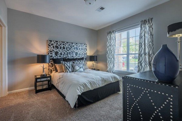 bedroom at The Lex at Brier Creek Apartments