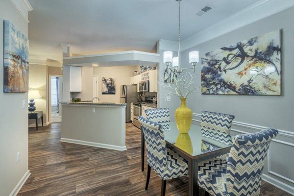 dining room at The Lex at Brier Creek Apartments