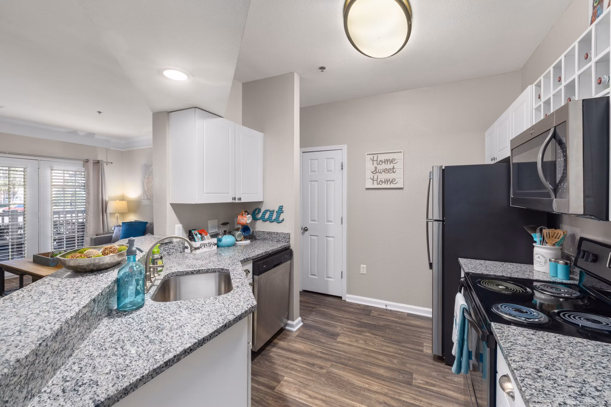kitchen at The Lex at Brier Creek Apartments 