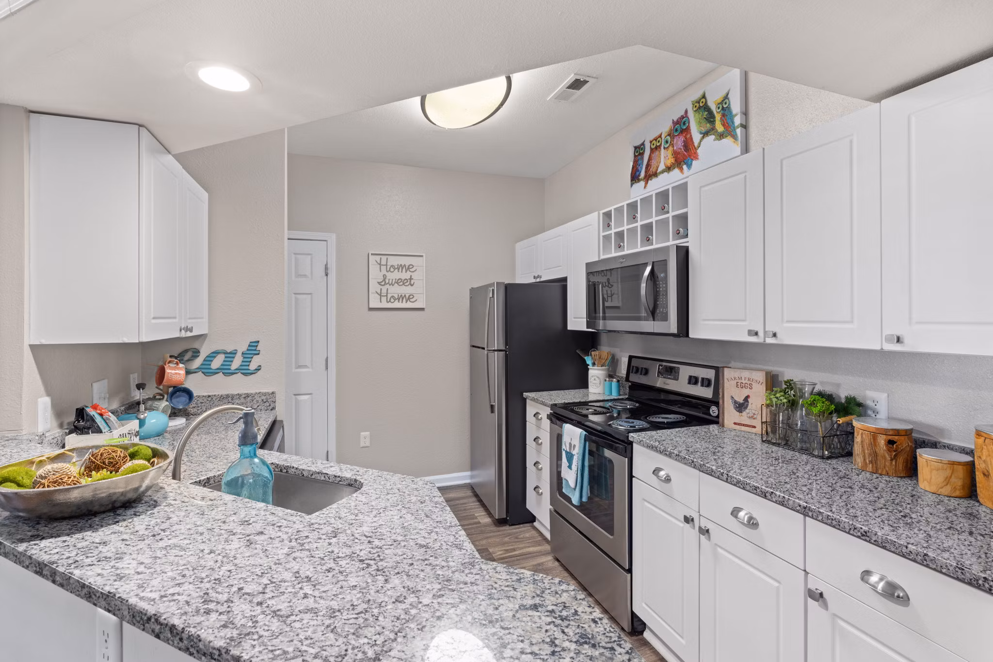 kitchen at The Lex at Brier Creek Apartments 