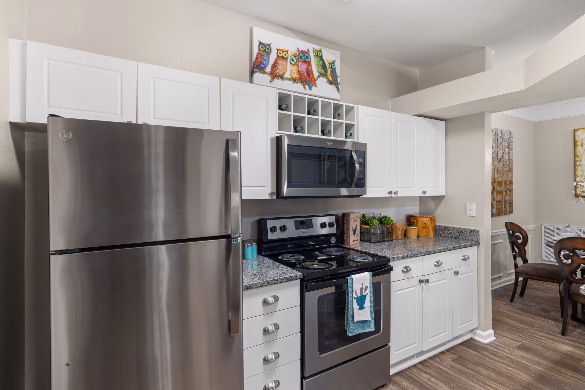 kitchen at The Lex at Brier Creek Apartments 